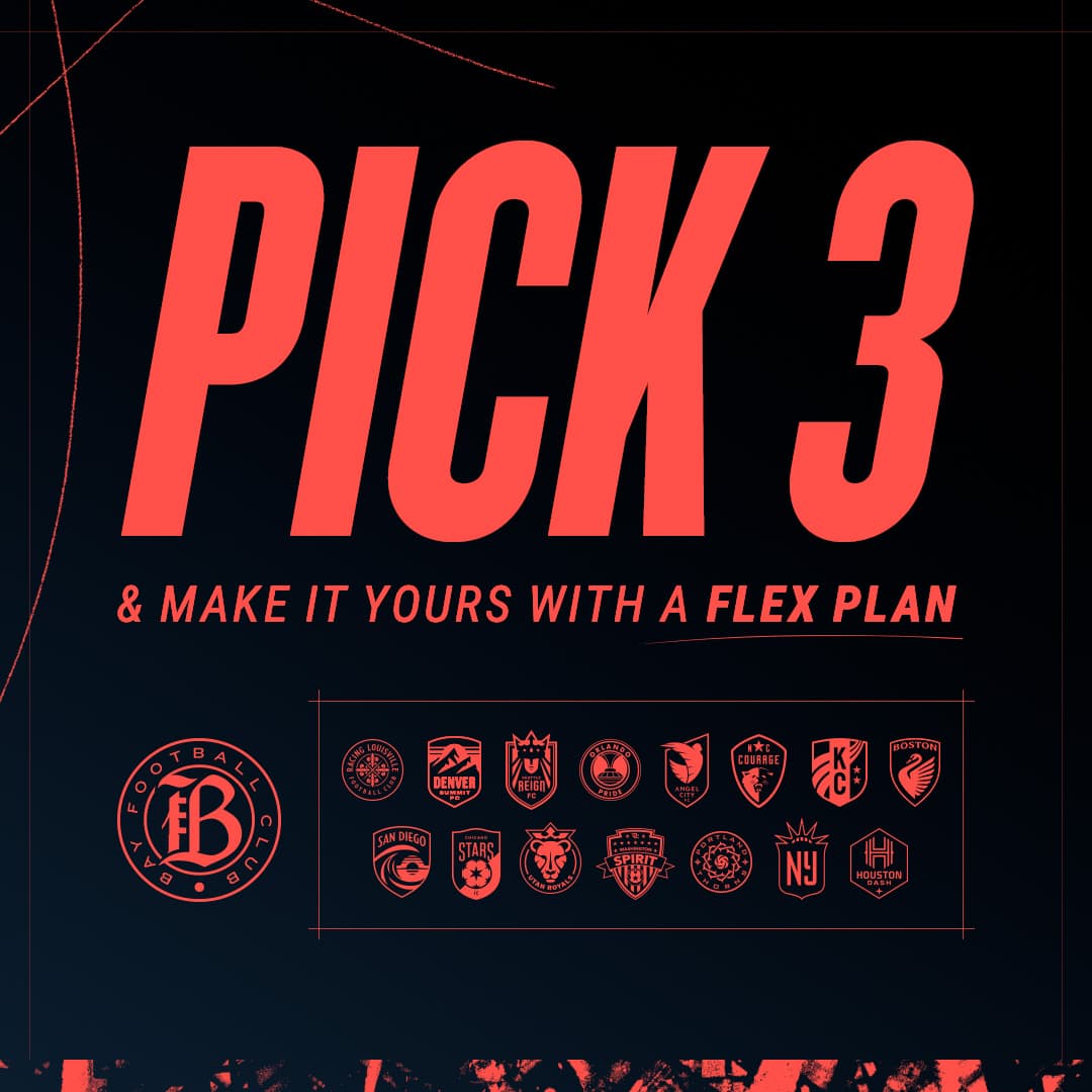 Pick any three matches and create your own custom flex plan!