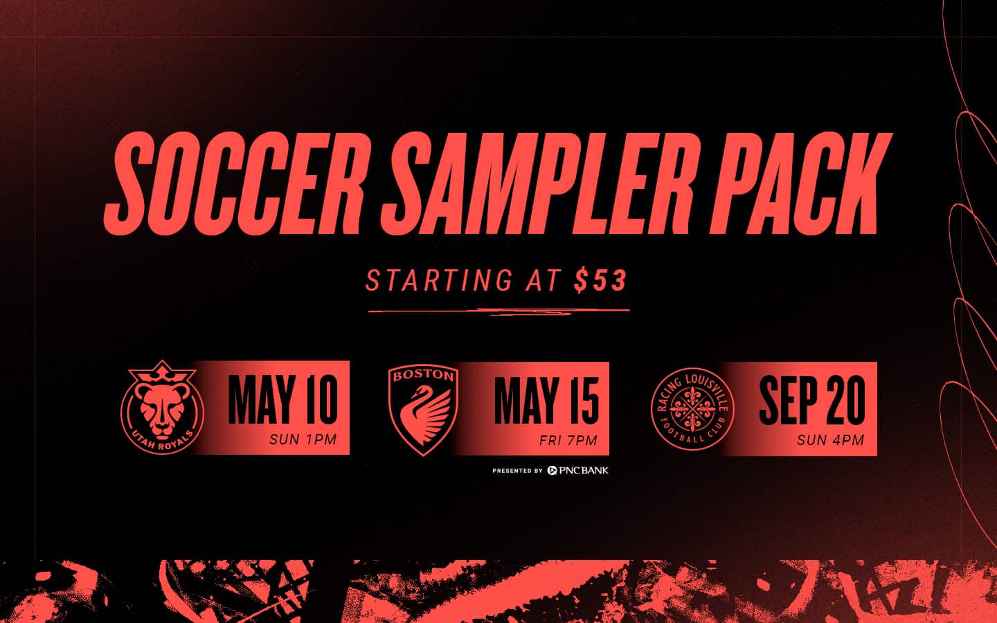 Soccer Sampler Pack Starting at $53