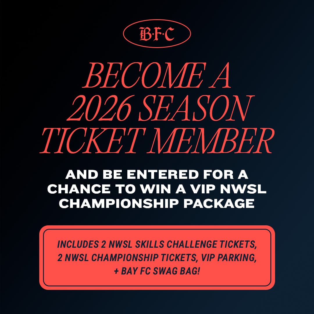 Become a 2026 Season Ticket Member and be entered to win a NWSL Championship Package