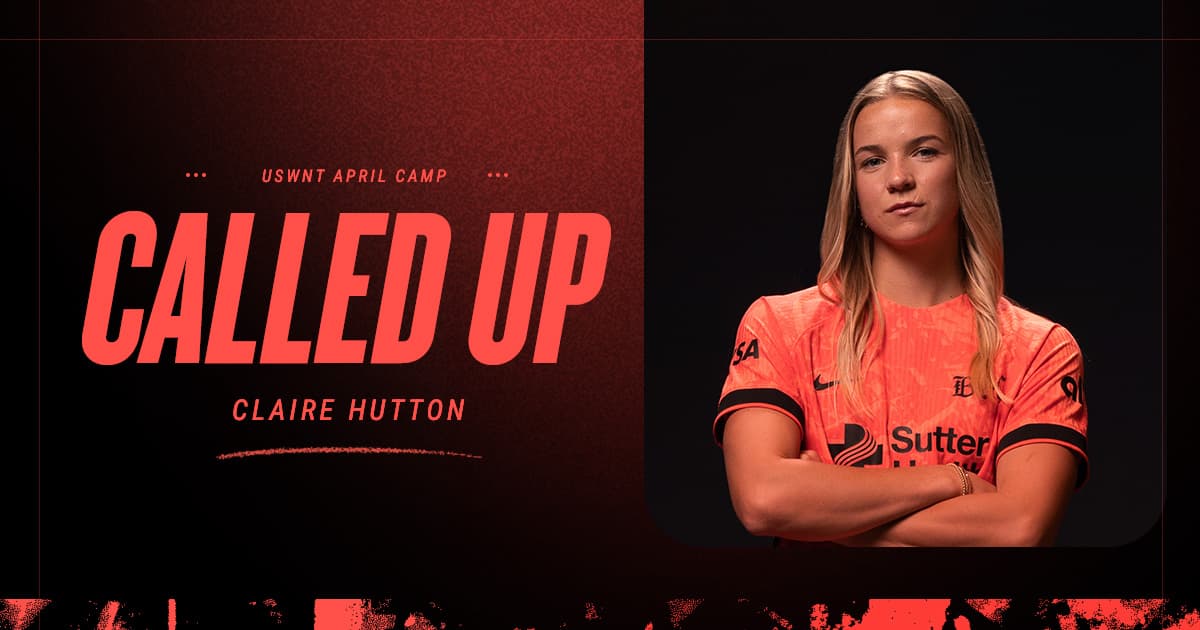 Claire Hutton has been named to the United States Women’s National Team roster for the upcoming April international window.