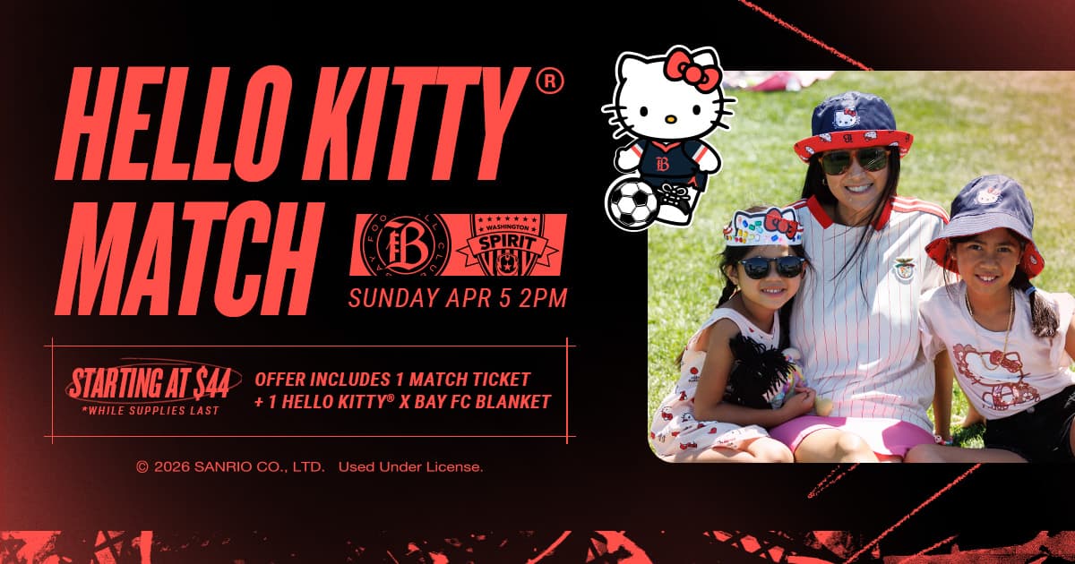 Hello Kitty Match: Bay FC vs Washington Spirit | April 5, 2026