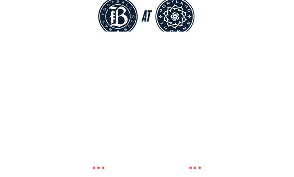 Next Match: Bay FC at Portland Thorns