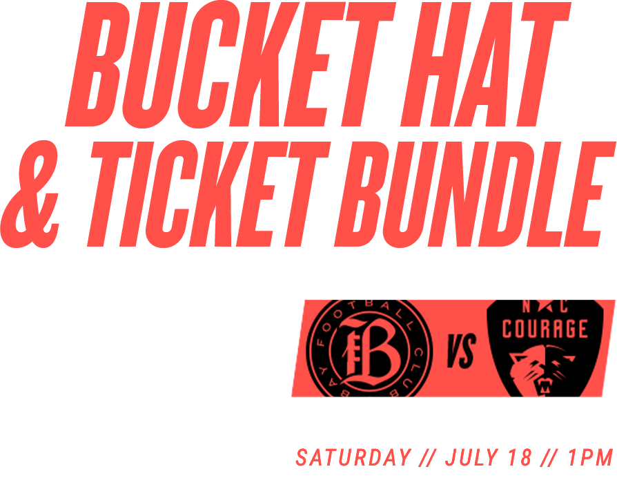 Bucket Hat and Ticket Bundle; Saturday, July 18