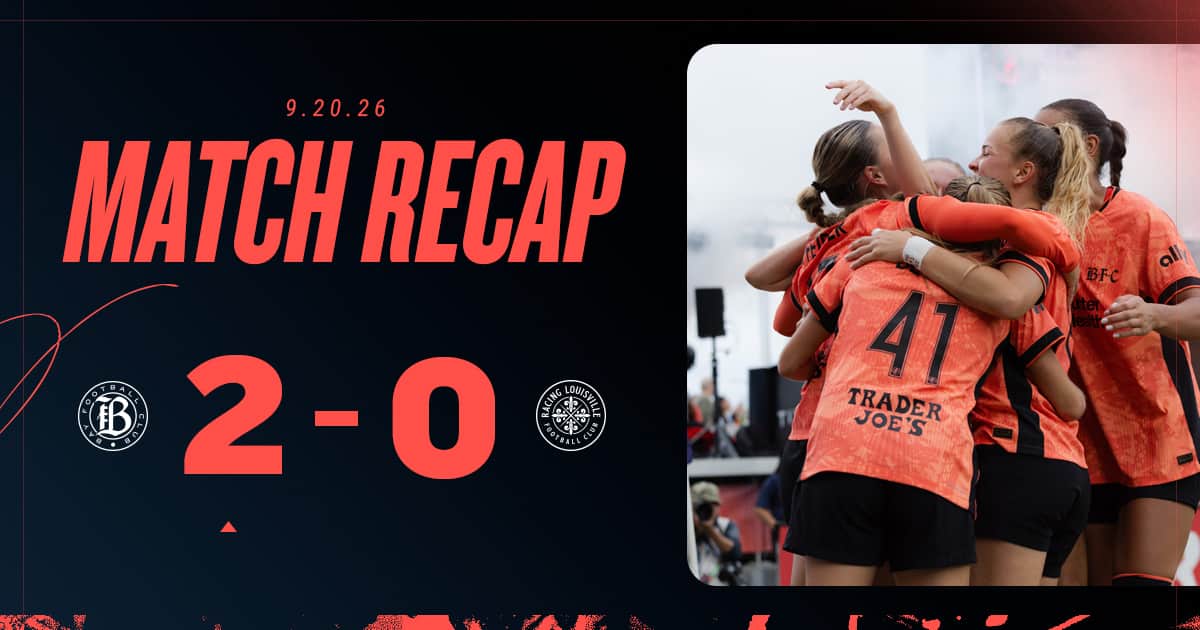 Match Recap: Bay FC 2 - Racing Louisville FC 0
