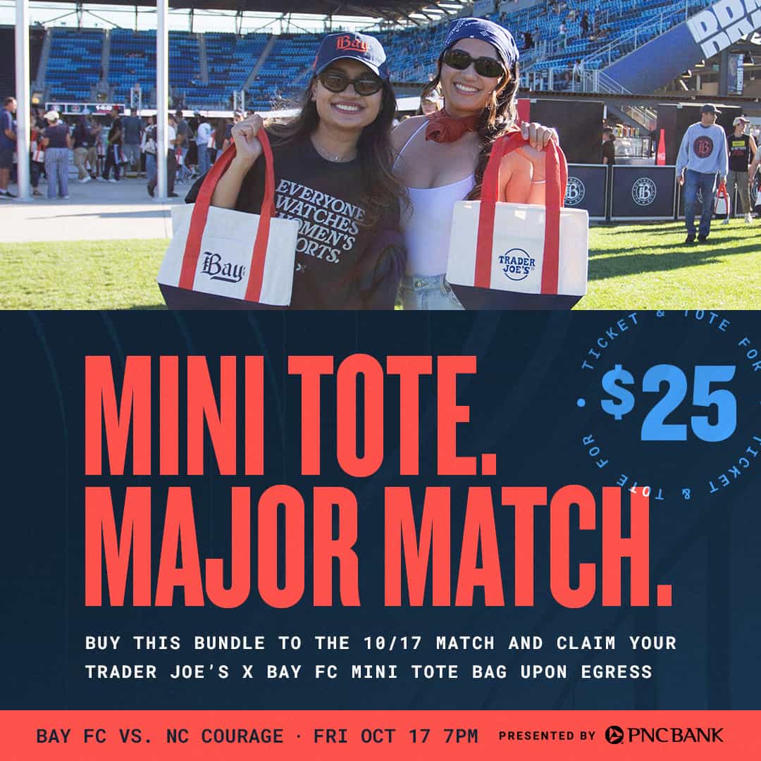 Bay FC Ticket Offer: Trader Joe's Mini Tote
