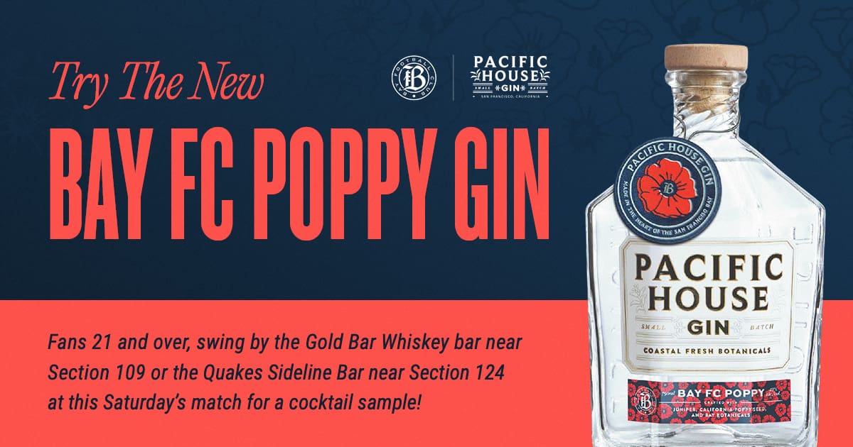 Bay FC Poppy GIn