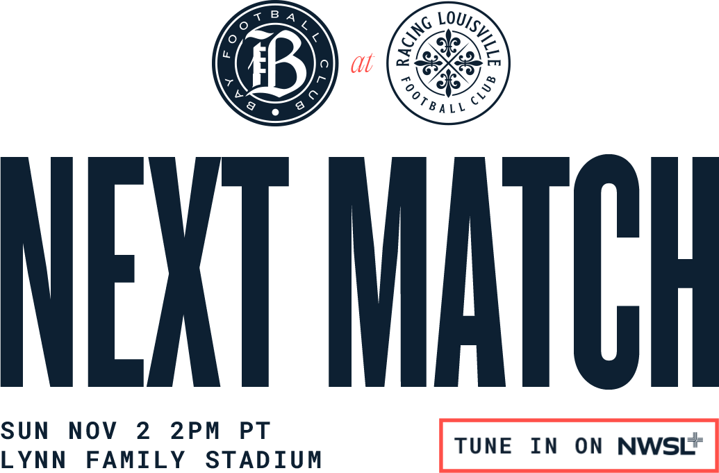 Next Match: Bay FC vs Racing Louisville