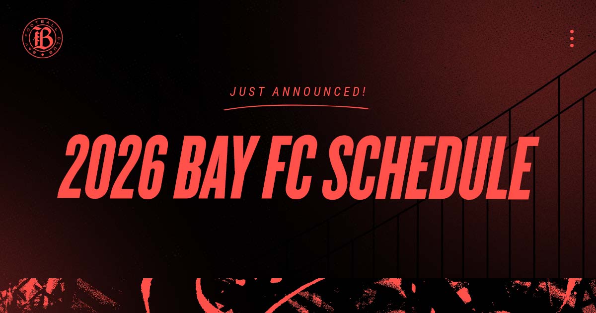 Just Announced: Bay FC Schedule