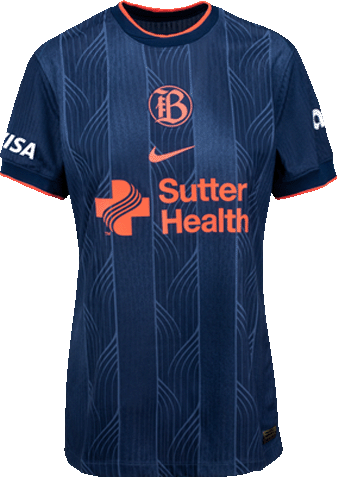 Women’s Bay FC Nike 2025 Authentic Player or Personalized Primary Jersey
