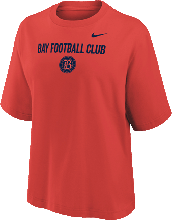 Women’s Nike Bay FC Poppy Boxy Tee