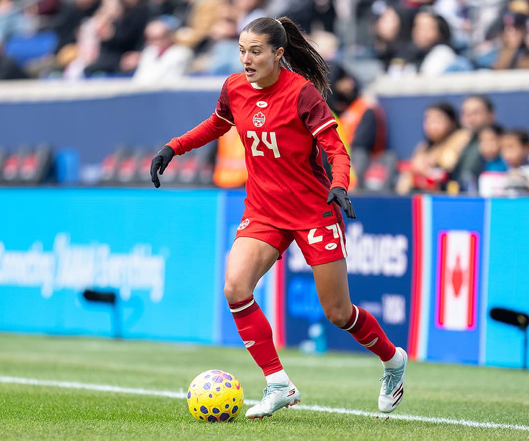 Sydney Collins during NWSL April International Window for Canada
