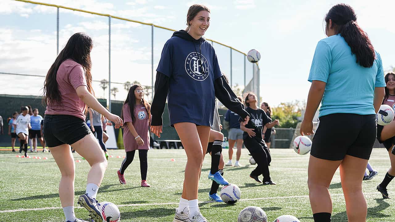 Bay FC and Founding Partner Visa Host Community Youth Soccer Clinic in Oakland