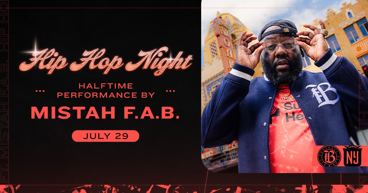 Bay FC Hip Hop Night, Featuring a Halftime Performance by Mistah F.A.B.