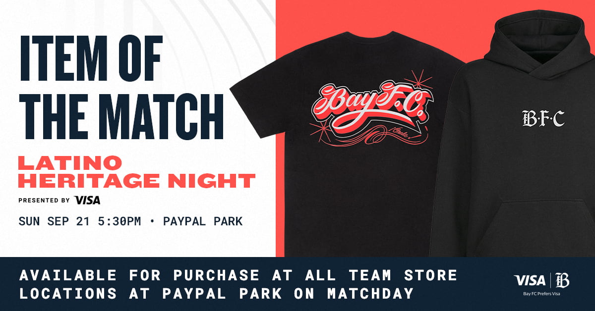 Bay FC vs Gotham FC: Item of the Match, Latino Heritage Night