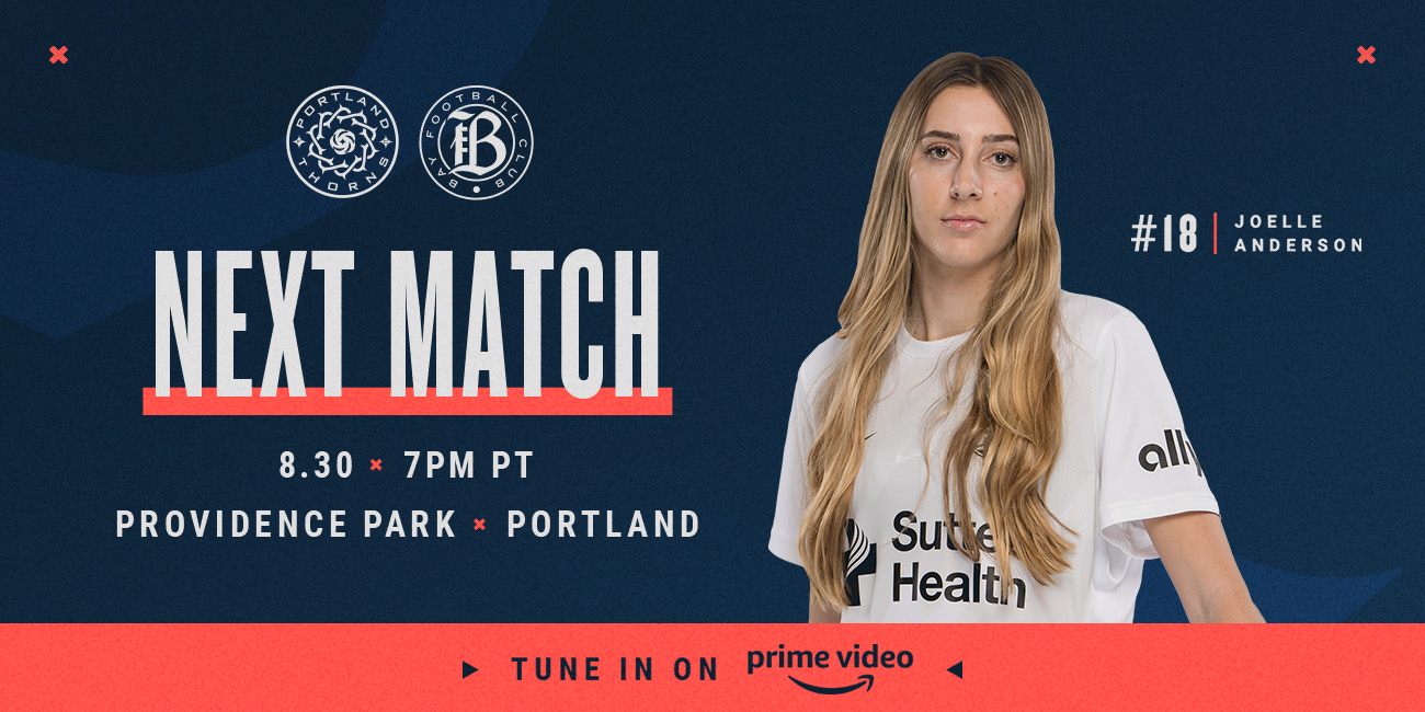 Next Match Bay FC at Portland Thorns