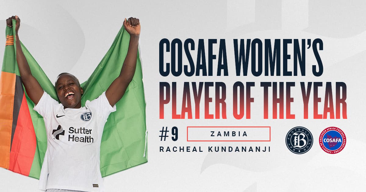 Racheal Kundananji is COSAFA Women's Player of the Year
