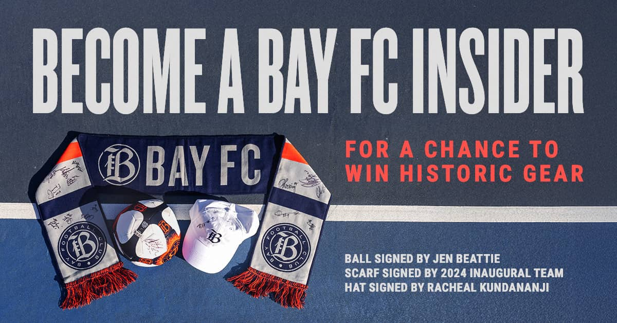 Become a Bay FC Insider for a chance to win historic gear.