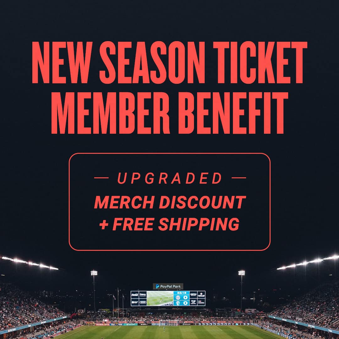 New Season Ticket Member Benefits: Upgraded Merch Discount and Free Shipping