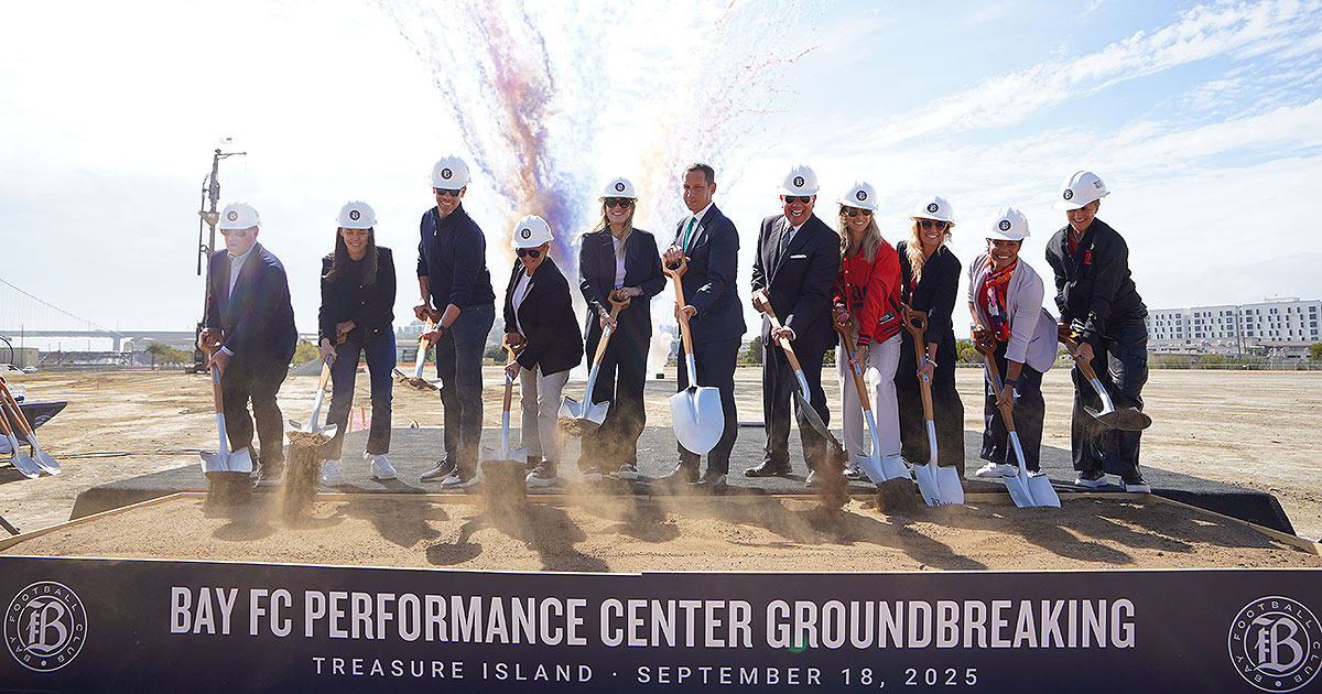 Bay FC and City and County of San Francisco Break Ground on Sports Performance Center on Treasure Island